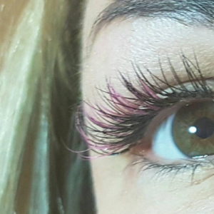pink classic lash extensions